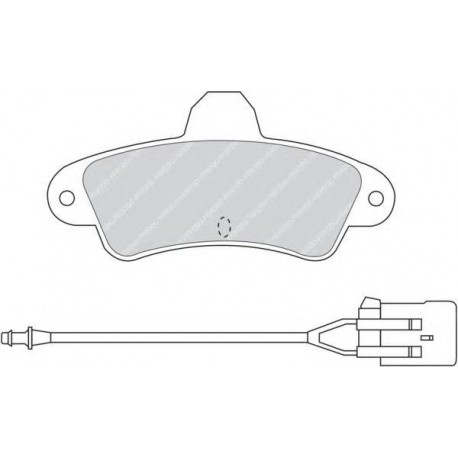 Kit pastiglie freno posteriore