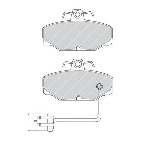 Kit pastiglie freno posteriore