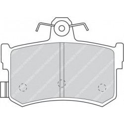 Kit pastiglie freno posteriore