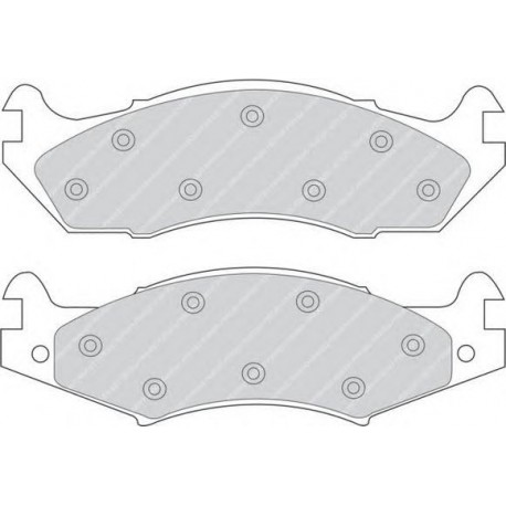 Kit pastiglie freno anteriore