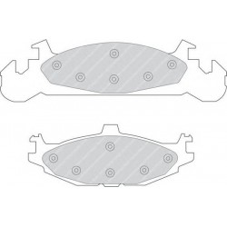 Kit pastiglie freno anteriore