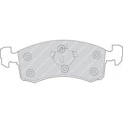 Kit pastiglie freno anteriore