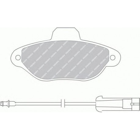 Kit pastiglie freno anteriore