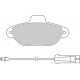Kit pastiglie freno anteriore