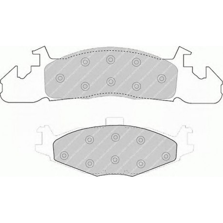 Kit pastiglie freno anteriore