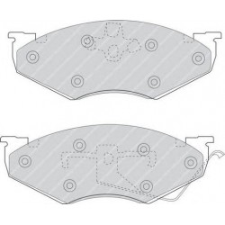 Kit pastiglie freno anteriore