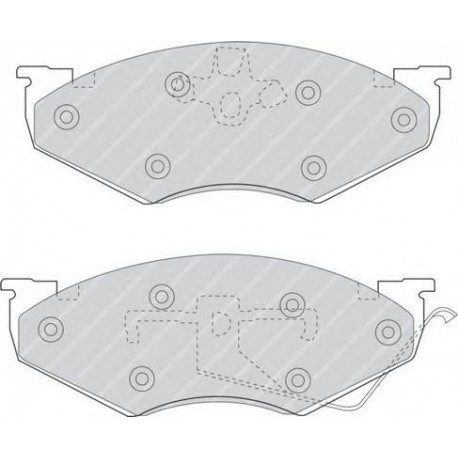Kit pastiglie freno anteriore
