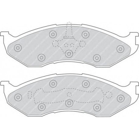 Kit pastiglie freno anteriore