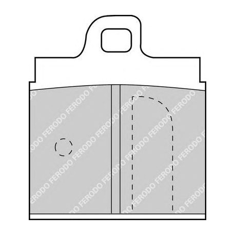 Kit pastiglie freno posteriore
