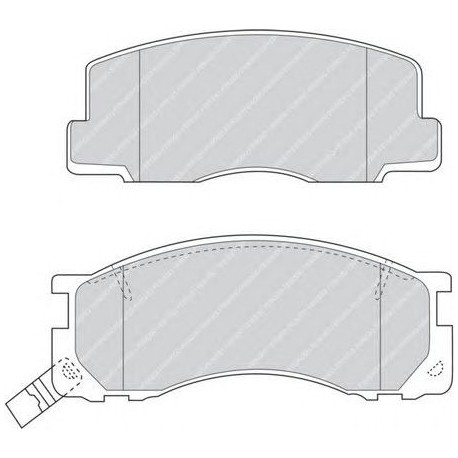 Kit pastiglie freno anteriore