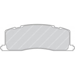 Kit pastiglie freno posteriore