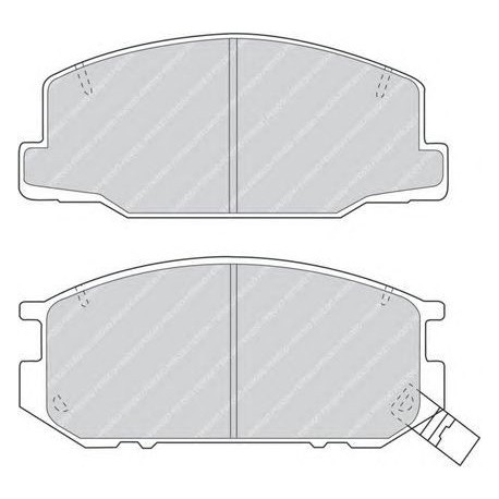 Kit pastiglie freno anteriore