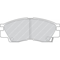 Kit pastiglie freno anteriore