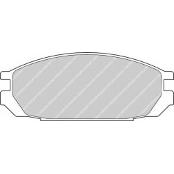 Kit pastiglie freno posteriore