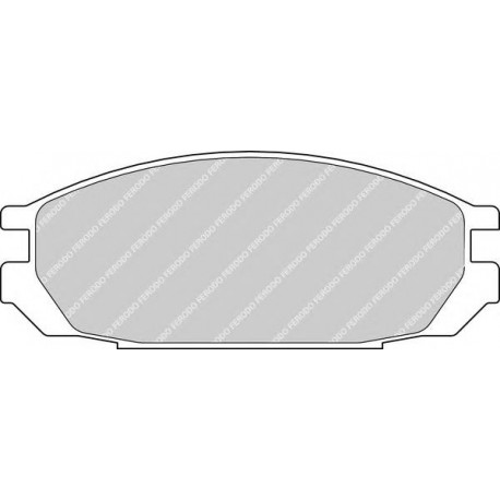 Kit pastiglie freno posteriore