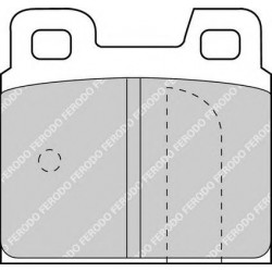 Kit pastiglie freno posteriore