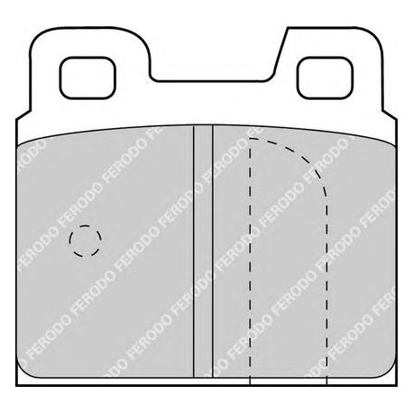 Kit pastiglie freno posteriore