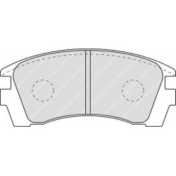 Kit pastiglie freno anteriore
