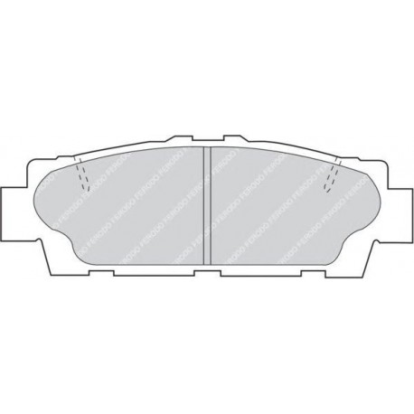Kit pastiglie freno posteriore
