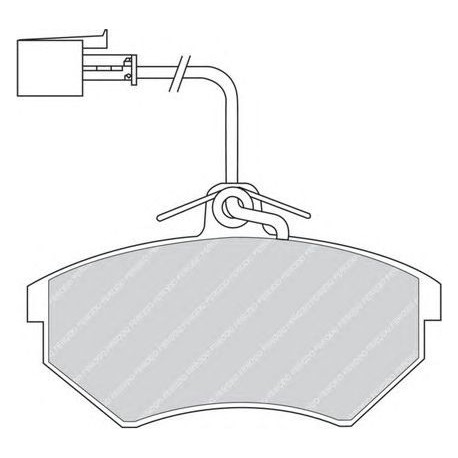 Kit pastiglie freno anteriore