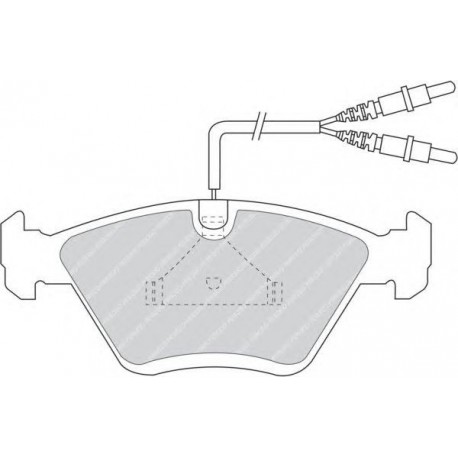 Kit pastiglie freno anteriore