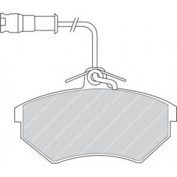 Kit pastiglie freno anteriore