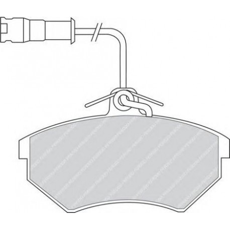 Kit pastiglie freno anteriore