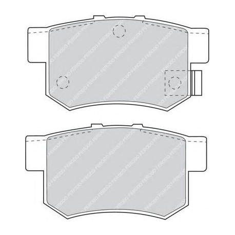 Kit pastiglie freno posteriore