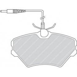 Kit pastiglie freno anteriore