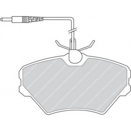 Kit pastiglie freno anteriore