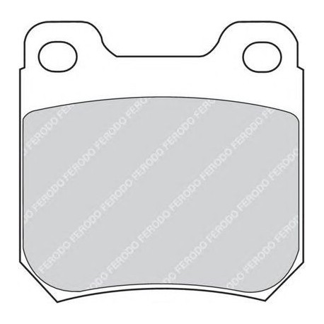 Kit pastiglie freno posteriore