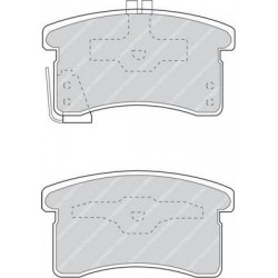 Kit pastiglie freno anteriore