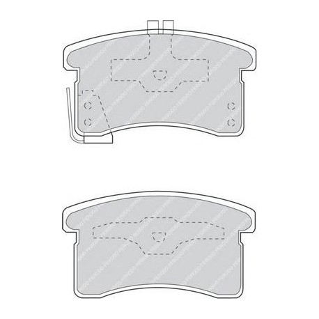 Kit pastiglie freno anteriore