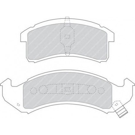 Kit pastiglie freno anteriore