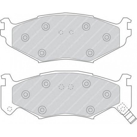 Kit pastiglie freno anteriore