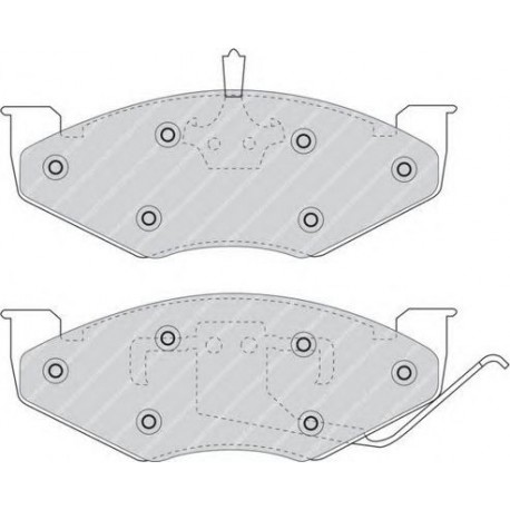 Kit pastiglie freno anteriore
