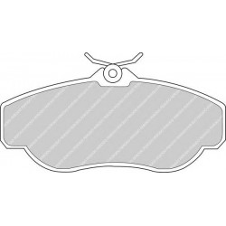 Kit pastiglie freno anteriore