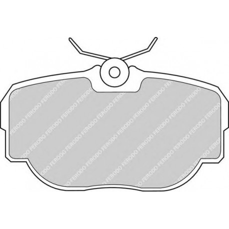 Kit pastiglie freno posteriore