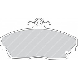 Kit pastiglie freno anteriore