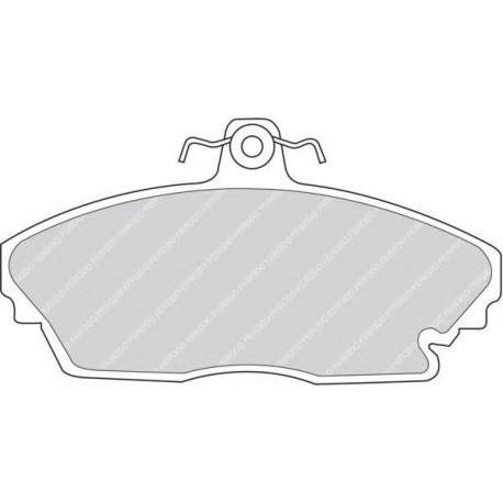 Kit pastiglie freno anteriore