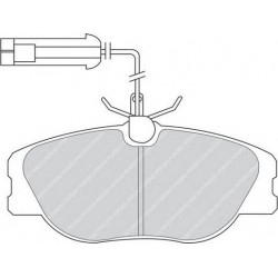 Kit pastiglie freno anteriore