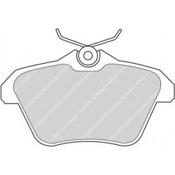 Kit pastiglie freno posteriore