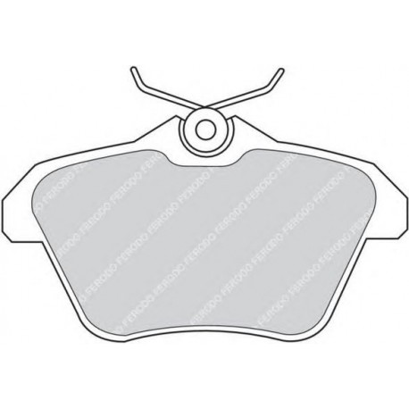 Kit pastiglie freno posteriore