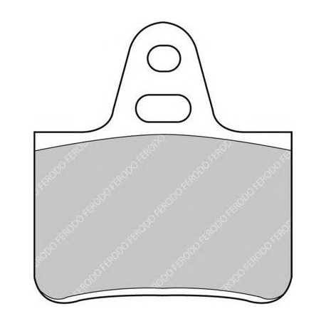 Kit pastiglie freno posteriore