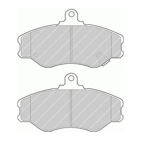 Kit pastiglie freno anteriore