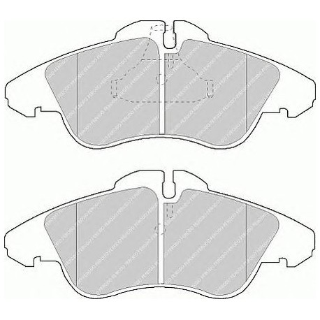 Kit pastiglie freno anteriore