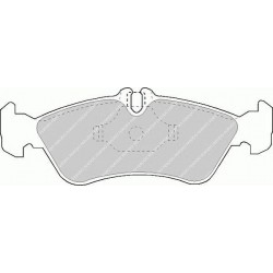 Kit pastiglie freno posteriore