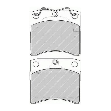 Kit pastiglie freno anteriore