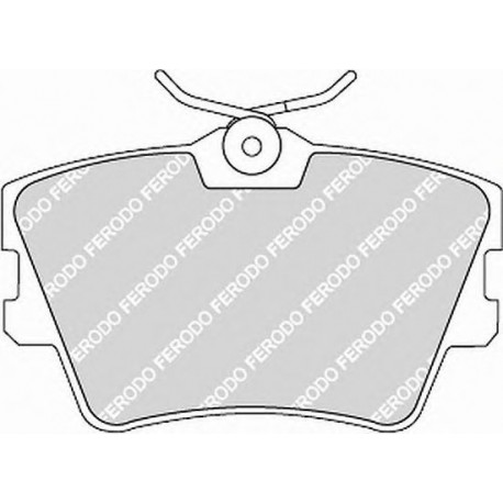 Kit pastiglie freno posteriore