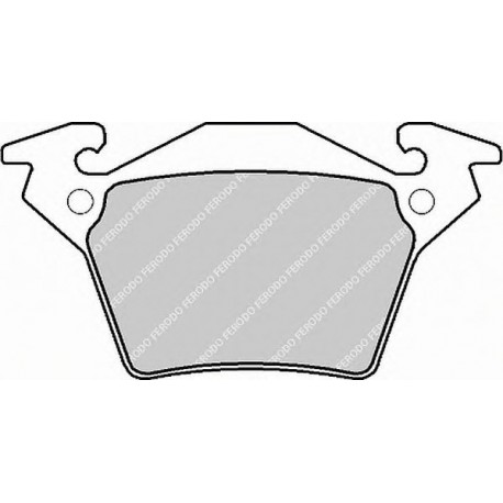 Kit pastiglie freno posteriore